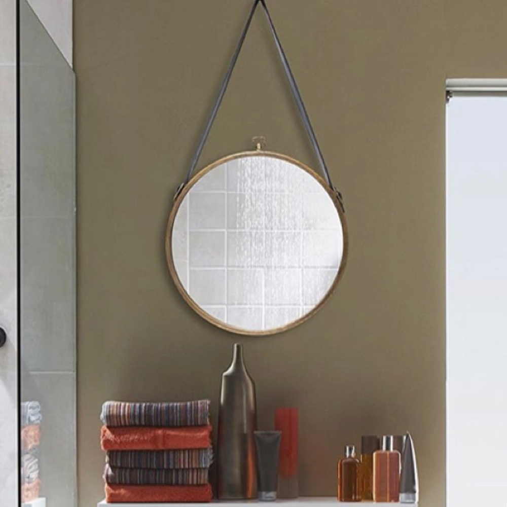 Infinity Instruments Rustic Decorative Wall Mirror